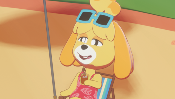 Isabelle on Vacation