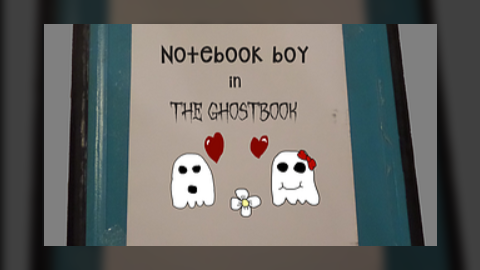 Notebook Boy in the Ghostbook