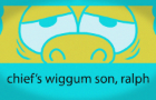 chief's wiggum son, ralph