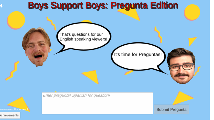Boys Support Boys: Pregunta Edition