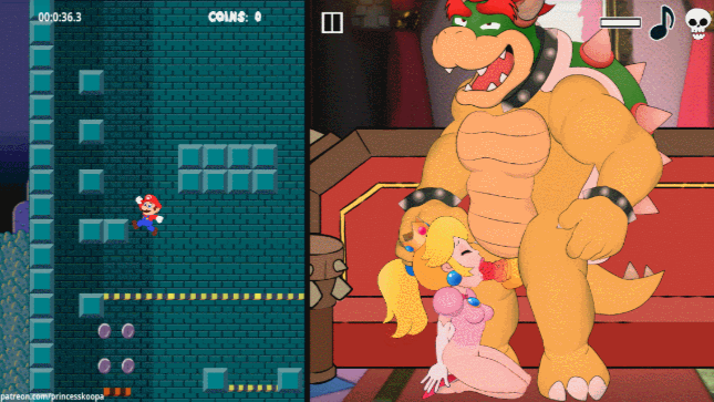 645px x 363px - Bowsers Tower of Torture (Peach Porn Game)