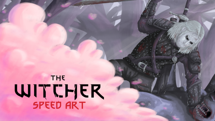 DBTB speed art- The witcher, the Kikimora