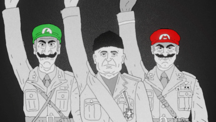 Mario, Luigi, & Mussolini meet Hitler [Brenner Pass - 1938]