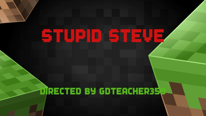Stupid Steve - Minecraft stop - motion animation