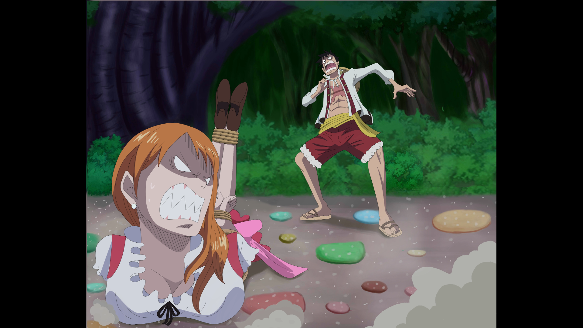 One Piece - Nami Tied up Scene - Episode 796 (Fan Made ...