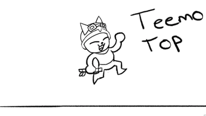 Teemo's toplane animation