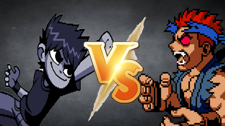 Nega Scott vs Evil Ryu
