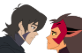 Catra meets Keith