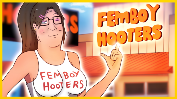 Hank Hill works at Femboy Hooters