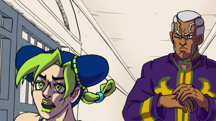 jolyne doing that one sonic pose by A-Mr-Metal on Newgrounds