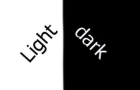 light and dark