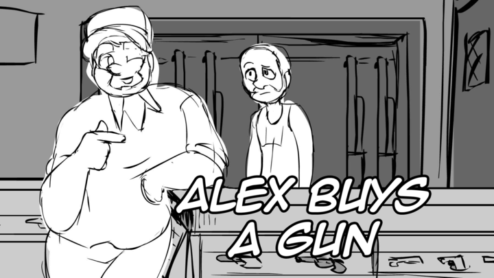 Alex Buys a Gun (Animatic)