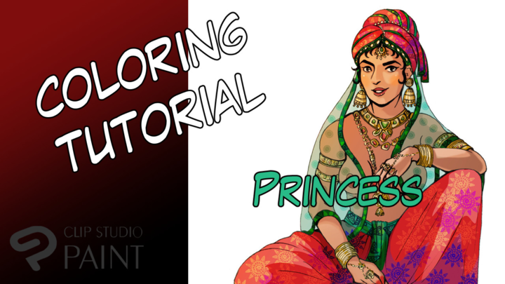 Coloring Princess's nipples