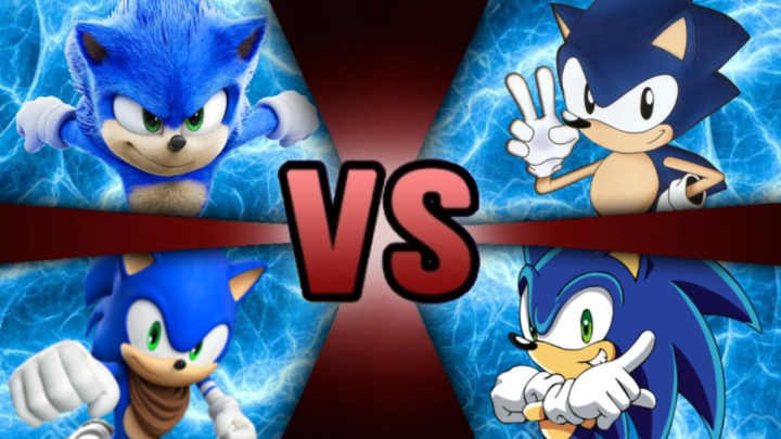 Sonic X Sonic vs OVA Sonic.