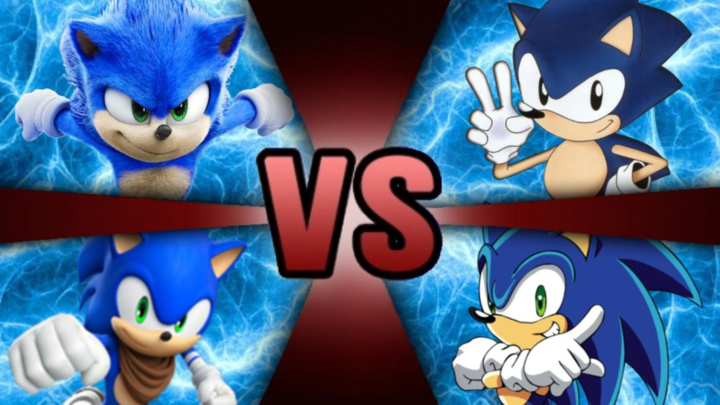 Sonic Battle Royale (Movie Sonic vs OVA Sonic vs Boom Sonic vs Sonic X)