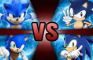 Sonic Battle Royale (Movie Sonic vs OVA Sonic vs Boom Sonic vs Sonic X)