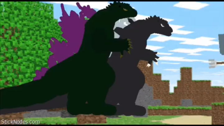 Godzilla becomes embedded in Minecraft