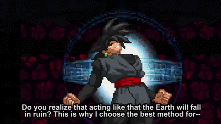 Black Goku vs Anime