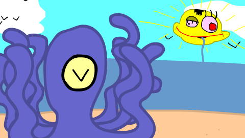 OctopusClock Goes to the Beach