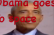 obama goes to space