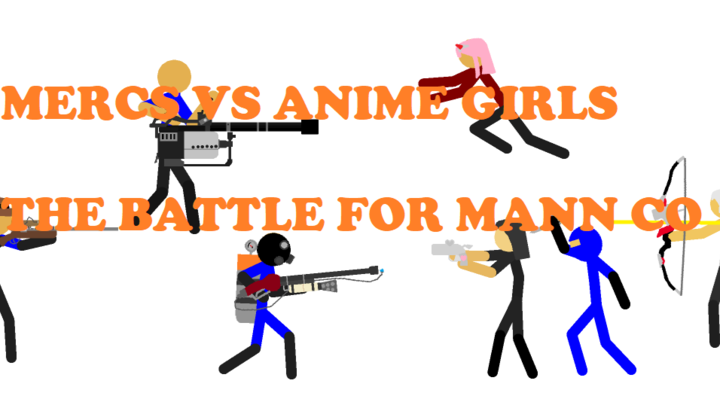 tf2 mercs vs anime