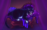 Oppressed By Purple - Brand Cat Mascot Logo