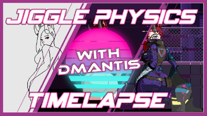 Cyber Girl Jiggle Physics animation
