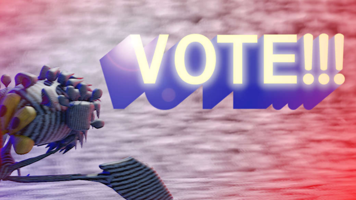 Mr. Needle Wants YOU to Vote!