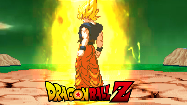 Goku's First Super Saiyan Transformation - Sprite Animation
