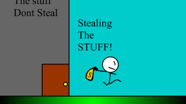 Sticky The Stick man- Stealing the stuff. A Henry Stickmin Parody. *RUFFLE SUPPORT!*