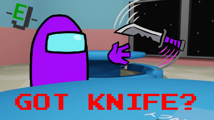 "Got Knife?" - Among Us Cartoon