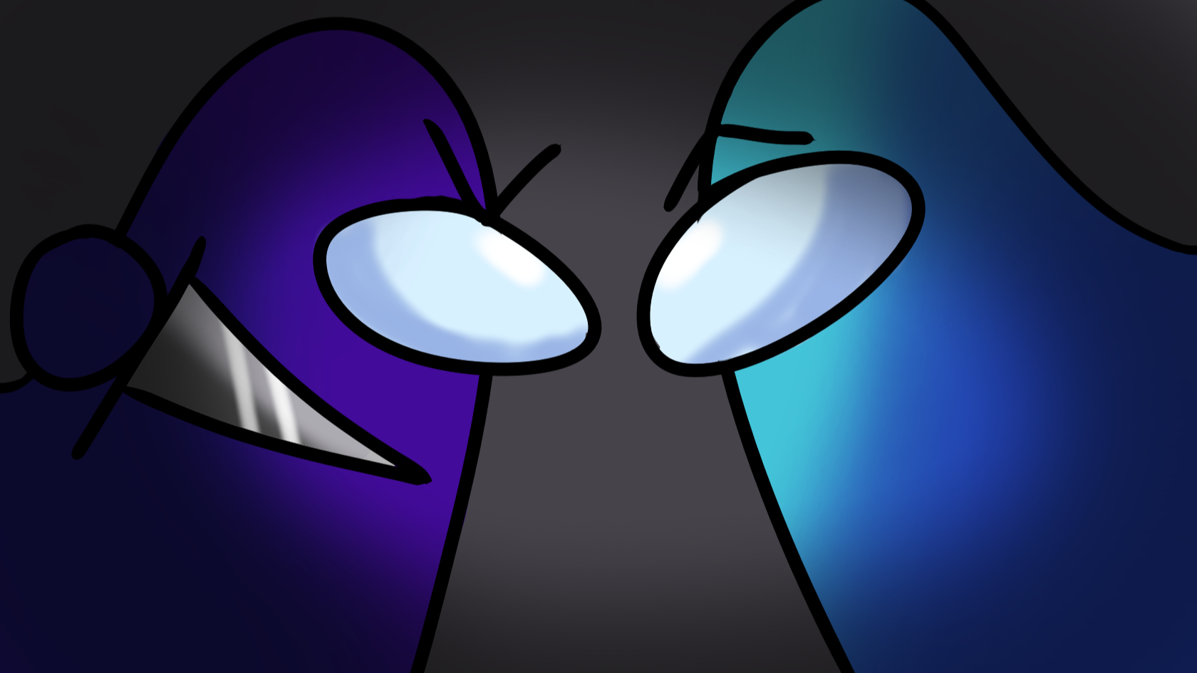 Purple vs Cyan