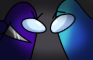Purple vs Cyan