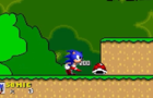 Sonic in Super Mario World