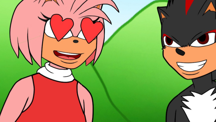 Amy fall in love with Shadow sonic jealous