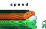 when the player speed is 3