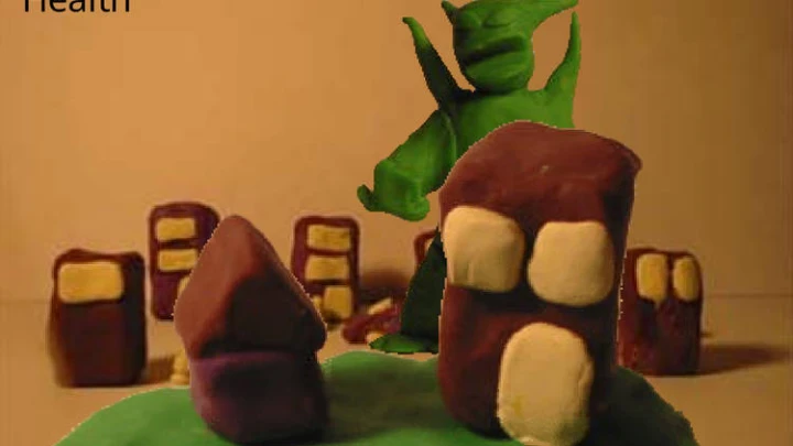 Clay smash game