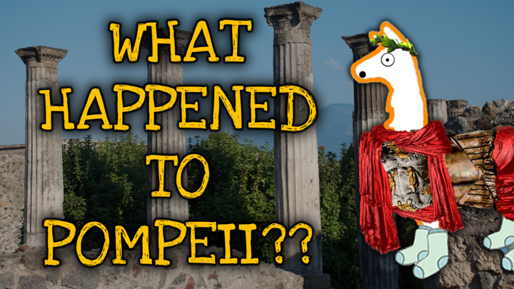THE STORY OF POMPEII: LLAMA SOCKS HISTORY (funny)
