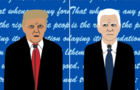 Trump vs Biden Cartoon