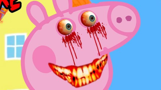 3D pregnant peppa pig