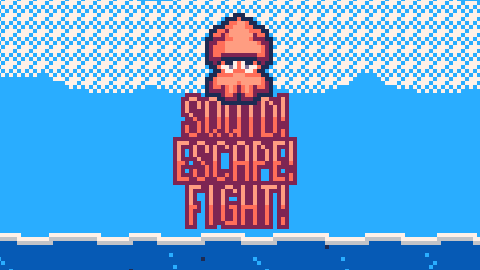 Squid! Escape! Fight!