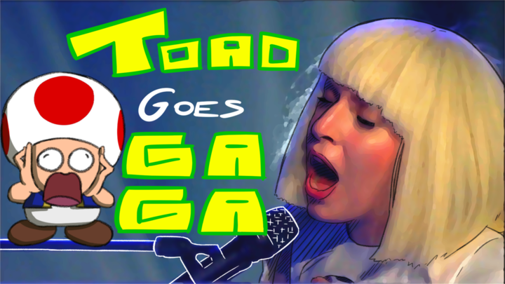 Toad goes Gaga for Lady Gaga