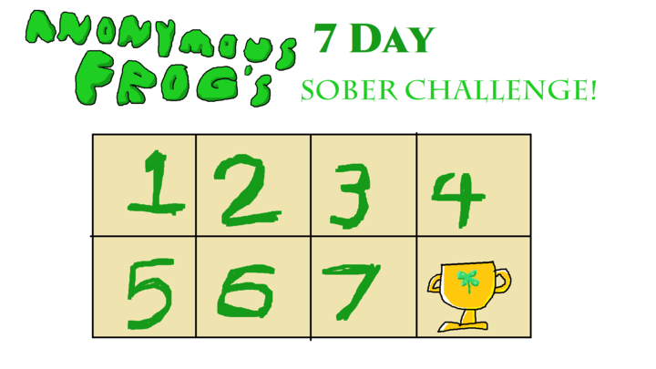 The Seven Day Sober Challenge | Anonymous Frog