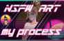 My Pixel art process - Mercy Overwatch