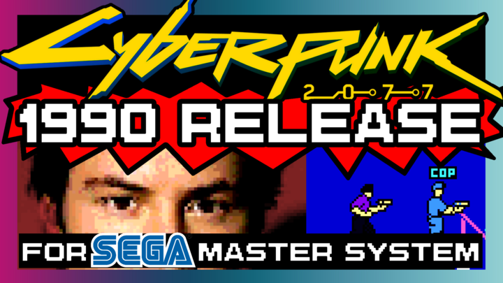 If Cyberpunk 2077 was made in 1990 (For Sega Master System)