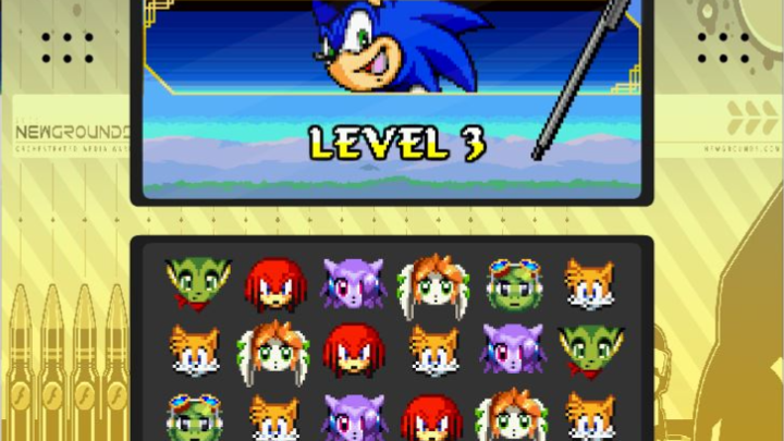 Sonic in Hide n Seek Heros