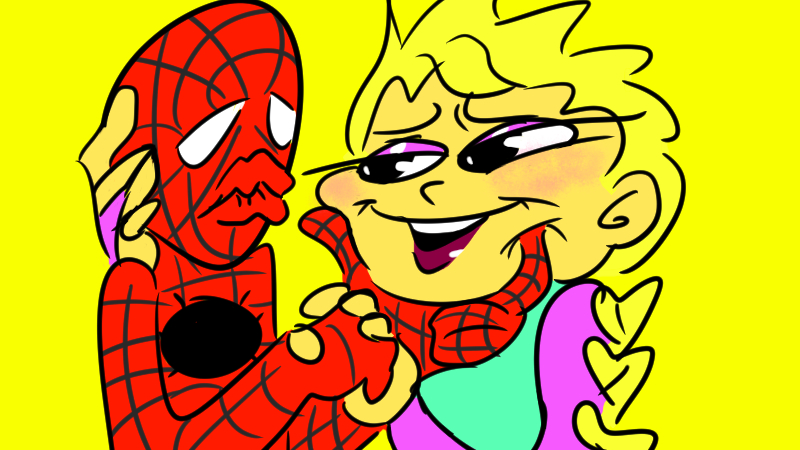 Spiderman and Elsa