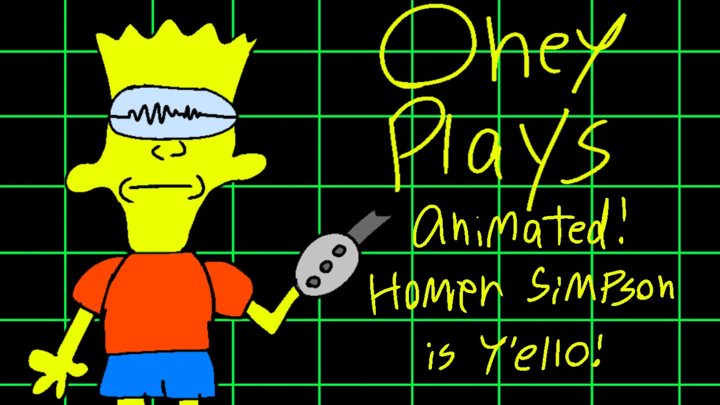 Oney plays animated | Homer Simpson is y’ello!