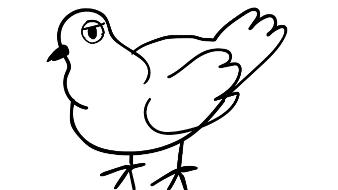 how to animate a flying pigeon