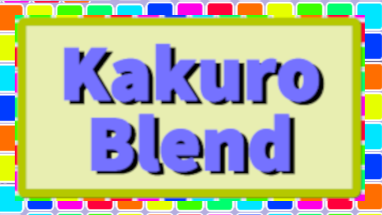 Kakuro Blend Demo